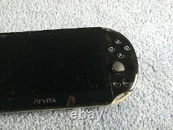Playstation Ps Vita Slim LCD 2000 Noir Khaki 3.60 Fw Bon État 256 Go