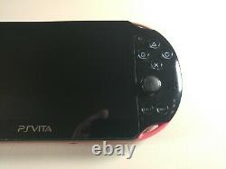 Playstation Ps Vita Slim LCD 2000 Noir Rose Bon État