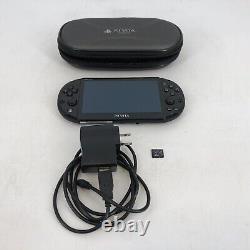 Playstation Vita Pch-2001 Noir Très Bon État Handheld Seulement