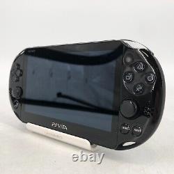 Playstation Vita Pch-2001 Noir Très Bon État Handheld Seulement