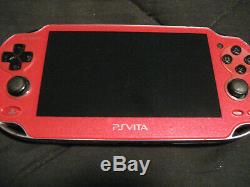 Playstation Vita Ps Oled 1000 Cosmic Red 3.60 Fw Bon État