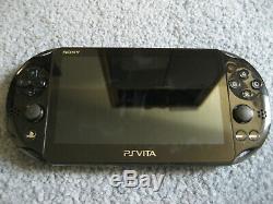 Playstation Vita Ps Slim LCD 2000 Noir 3.60 Fw Sd2vita Bon État