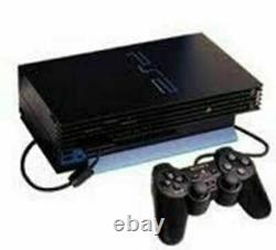 Rénovation Authentique Sony Playstation 2 (ps2) Player Pak (noir) Avec 1 Contrôleur