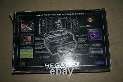 Sega CD Modèle 1 Console Système Complète Dans La Boîte N ° 58 Bonne Forme