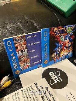 Sega CDX Cib Complete Works Genesis CD Bonne Condition Console Box Manuels Jeux