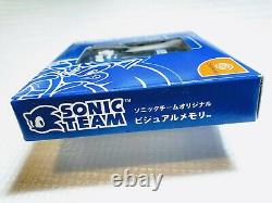Sega Dreamcast Visuel Memorysonic Teamvery Bon État Box Testé Japon