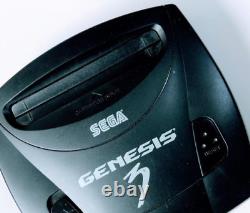 Sega Genesis 3 divertissement vidéo 16 bits en très bon état, livraison gratuite
