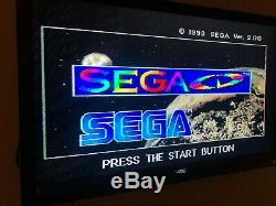 Sega Genesis CD Modèle 2 Système Complet Console Bon État Utilisé 3 Jeux