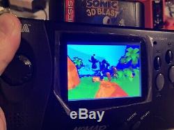 Sega Genesis Nomad Système Écran LCD Upgrade Lentille En Verre Bon État