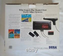 Sega Master System Console Complète En Boîte Cib! (lire Desc) Bon État
