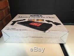 Sega Master System Plus Avec 12 Jeux Boxed Uk Pal Console Bon État