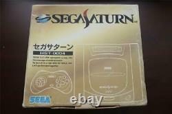 Sega Saturn Console Grise Boîte Bon État Japon Ss Système Us Vendeur