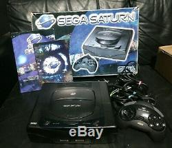 Sega Saturn Console Mk 1 Boxed Bon État Voir Pics Pal