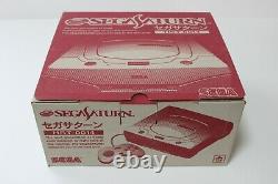 Sega Saturn Console System Hst-0014 Boxed Testé Bon État De Travail Pleinement
