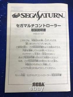 Sega Saturn Sega Multi Controller Bon État HSS-0137 Testé Japon avec Manuel