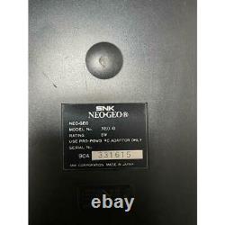 Snk Neo Geo Aes Console System Avec Lot 2 Jeux Très Bon État 220310-01