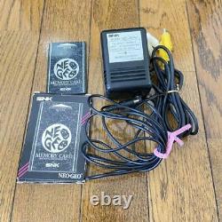 Snk Neo Geo Aes Console System Boxed Bon État Testé