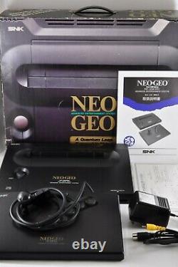 Snk Neo Geo Aes Console System Boxed Très Bon État Testé Travail Parfait2
