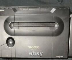 Snk Neo Geo Aes Console Système Avec Carte Mémoire Très Bon État Testé Bon