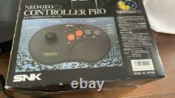 Snk Neo Geo CD Console System Très Bon État Avec Contrôleur Pro Japonais