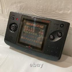Snk Neo Geo Pocket Couleur Carbon Noir Jeu Console Très Bon État Japon