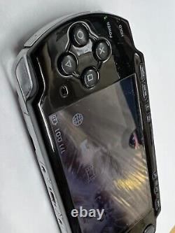 Sony PSP 2001 Noir Piano Très Bon État Nouvelle Batterie, Chargeur & Pochette