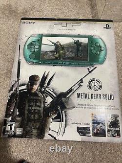 Sony PSP 3000 Édition Metal Gear Solid Peace Walker COMPLÈTE TRÈS BON ÉTAT
