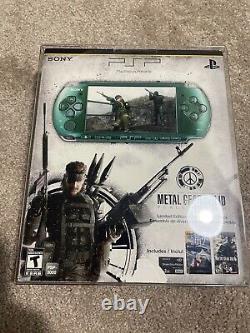 Sony PSP 3000 Édition Metal Gear Solid Peace Walker COMPLÈTE TRÈS BON ÉTAT