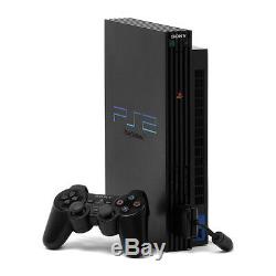 Sony Playstation 2 Console Fat Noir Très Bon État, Teste