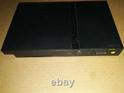 Sony Playstation 2 Slim Charcoal Black Console Très Bon État + Extras