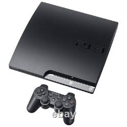 Sony Playstation 3 Slim 160 Go Charcoal Console Noire Bon État