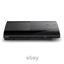 Sony Playstation 3 Super Slim 120 Go Console Noire Très Bon État