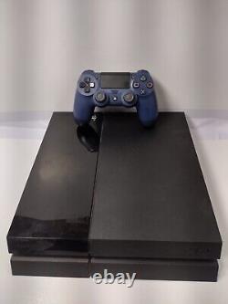 Sony Playstation 4 500 Go Jet Black Console Bon État, Firmware Sytem 3,50