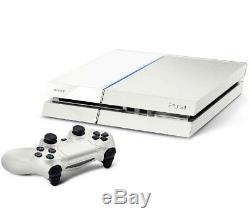 Sony Playstation 4 500go Glacier Console Blanc Très Bon État