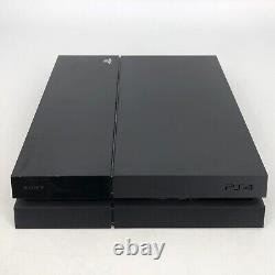 Sony Playstation 4 Noir 500 Go Bon État Avec Contrôleur + Câbles