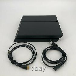 Sony Playstation 4 Noir 500 Go Très Bon État Avec Des Câbles Hdmi/power