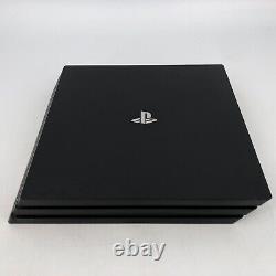 Sony Playstation 4 Pro Noir 1 To Bon État Avec Contrôleur + Hdmi/power