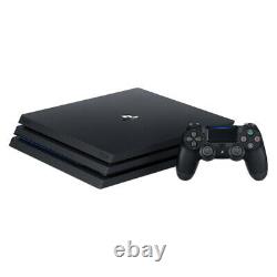 Sony Playstation 4 Pro (ps4) Console Noire 2 To Très Bon État