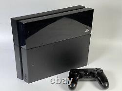 Sony Playstation 4 Ps4 500 Go Jet Black Console Avec Contrôleur Bon État