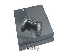 Sony Playstation 4 Ps4 Console Bundle 500gb Black Bonne Condition De Travail