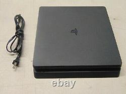 Sony Playstation 4 Ps4 Slim 1tb - Console Noire Seulement- Très Bon État