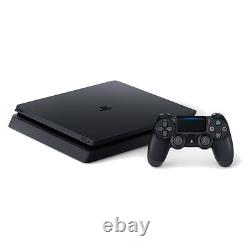 Sony Playstation 4 Slim 500 Go Jet Black Console Bon État