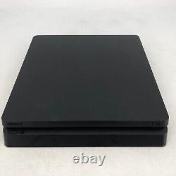 Sony Playstation 4 Slim Black 1 To Bon État Avec Contrôleurs + Câbles + Jeux