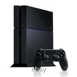 Sony Playstation 4 (ps4) 1 To Black Home Gaming Console Très Bon État