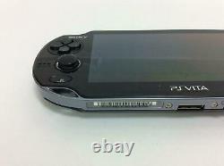 Sony Playstation Ps Vita Modèle Wi-fi Noir Pch-1000 Za01 Console Bon État