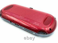 Sony Ps Vita Pch-2000 Slim Cosmic Red Avec Chargeur Bon État