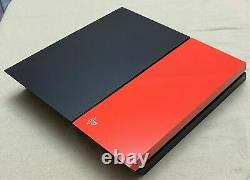 Sony Ps4 Playstation 4 500gb Noir/orange + 1 Jeu Fonctionne Parfait Bon État