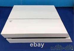 Sony Ps4 Playstation 4 Glacier Blanc Cuh-1200ab02 Console 500 Go Bon État