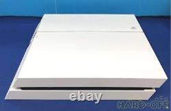 Sony Ps4 Playstation 4 Glacier Blanc Cuh-1200ab02 Console 500 Go Bon État