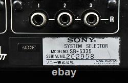 Sony Sb-5335 Sélecteur Système En Très Bon État Vintage Japonais